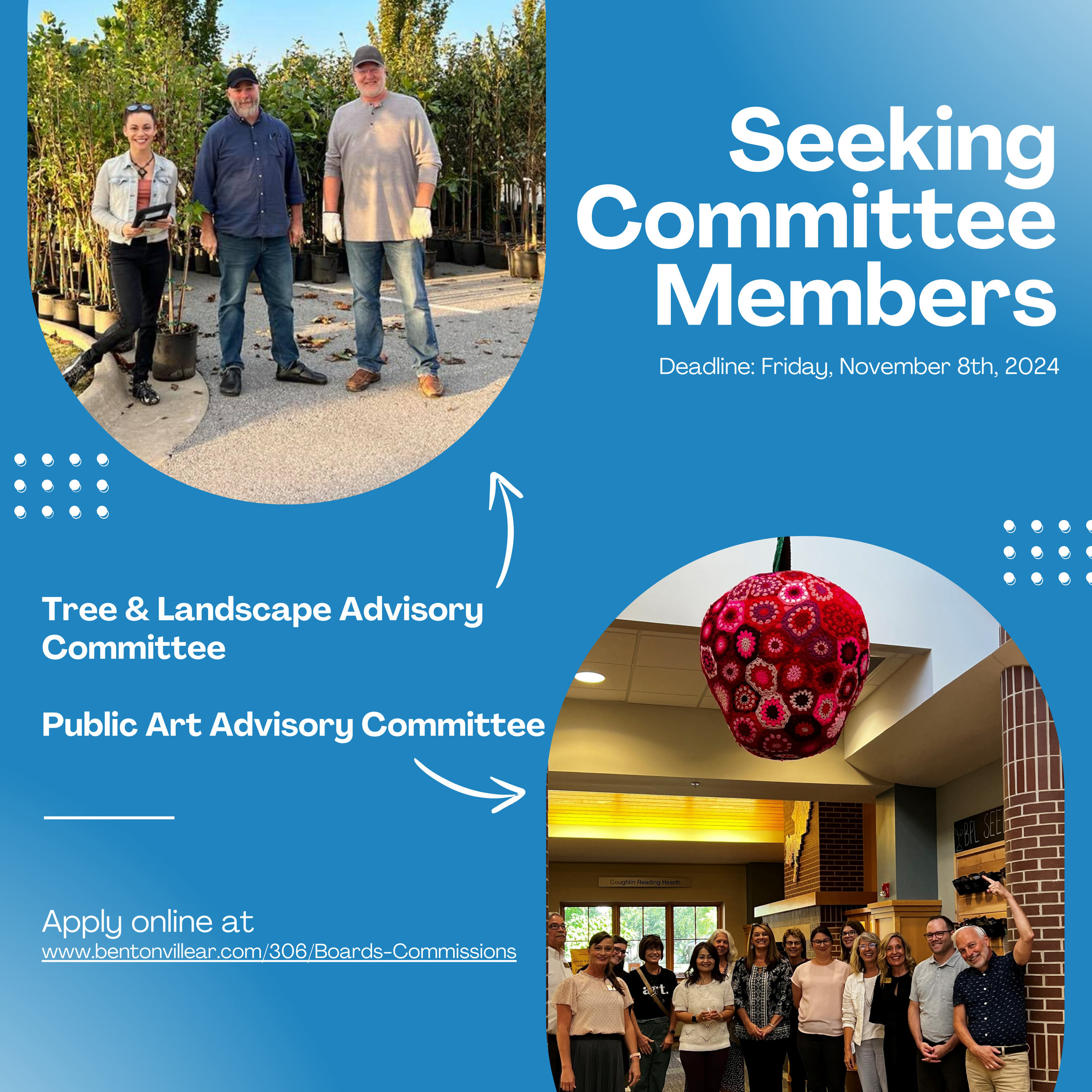 Applications for Tree and Public Arts