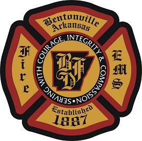 Bentonville Fire and EMS badge