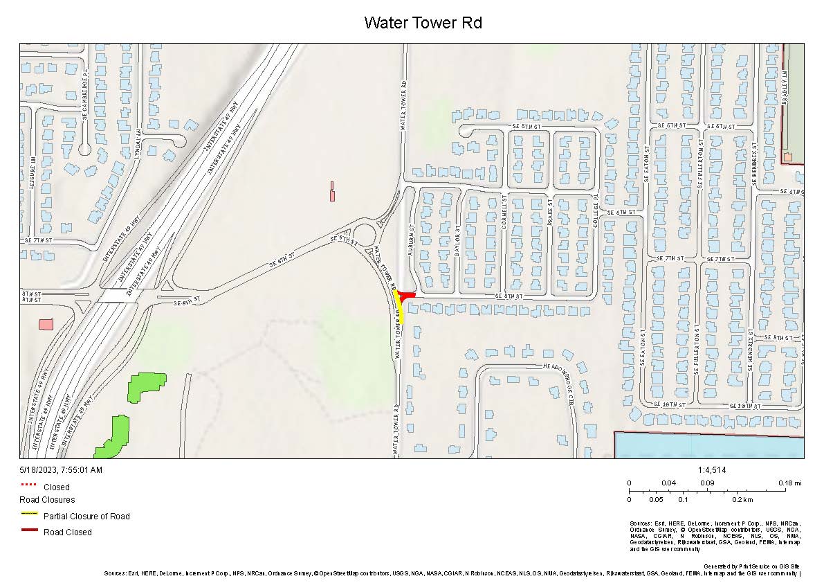 Water Tower Rd - Vicinity Map 5 23