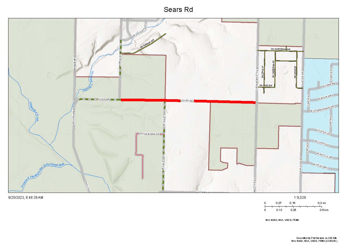 Sears Road sept 2023