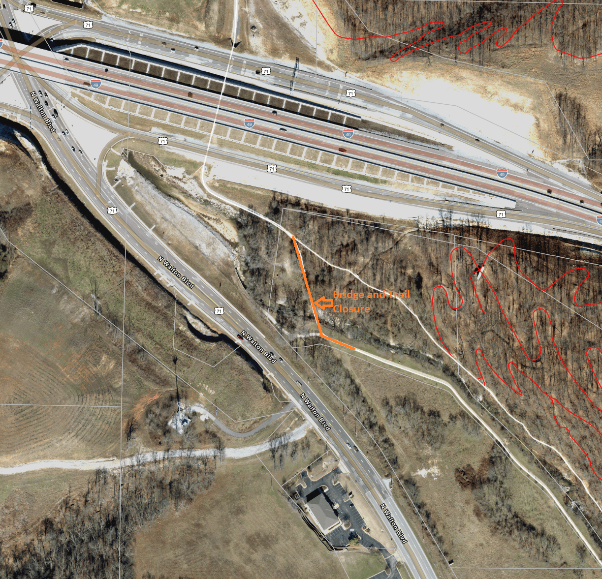 Updated trail closure