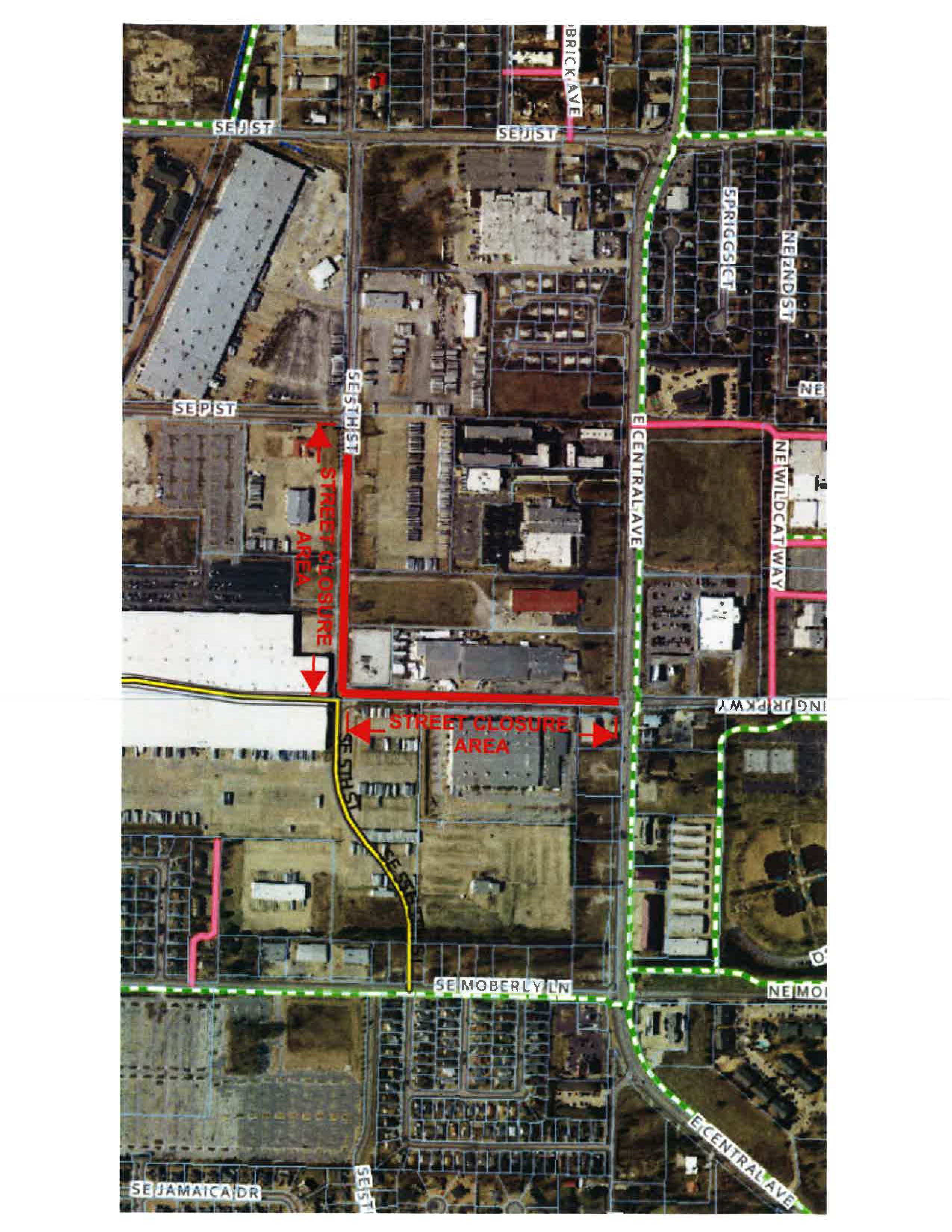 MAP - SE MLK JR PKWY AND SE 5TH