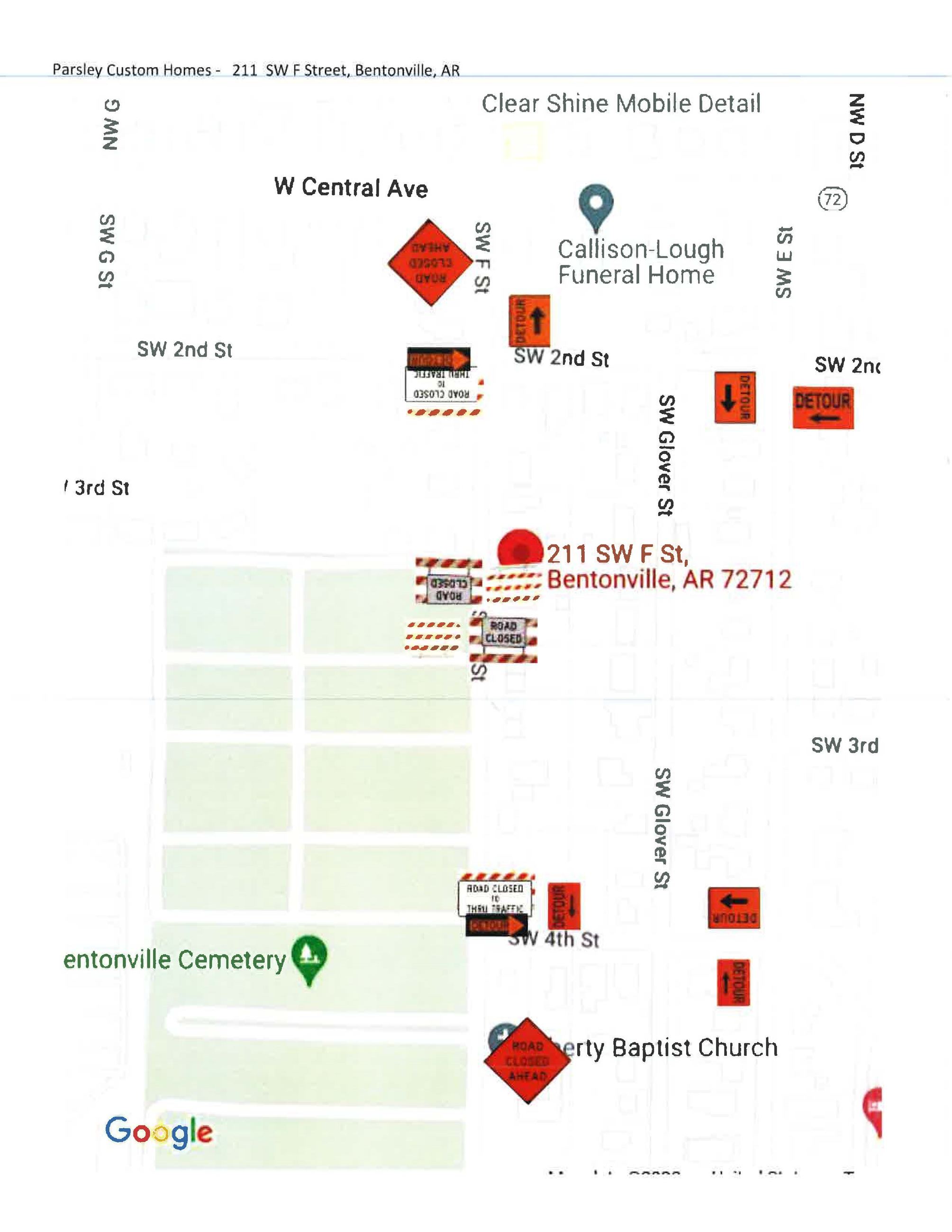 SW F STREET CLOSURE - 05-10-2022